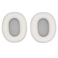 Oreillettes en cuir protéiné pour le casque Edifier W830NB - Blanc