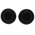 Oreillettes en cuir protéiné pour le casque Jabra Engage 55/65/75 - Noir
