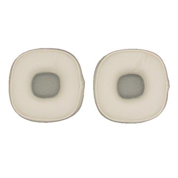 Oreillettes en cuir protéiné pour le casque Marshall Major V - Blanc