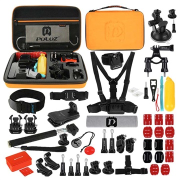 Kit d\'Accessoires Puluz PKT26 53-en-1 pour GoPro et Caméra de Sport