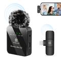 Microphone cravate sans fil Puluz PU645B - Lightning - Noir