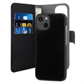 Puro 2-in-1 Magnetic iPhone 13 Wallet Case (Open Box - Bulk Satisfactory) - Black