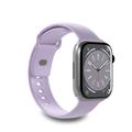 Bracelet en Silicone Puro Icon Apple Watch Séries Ultra 2/Ultra/9/8/SE (2022)/7/SE/6/5/4/3/2/1 - 49mm/45mm/44mm/42mm - Lavande