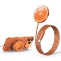 Support de recharge MagSafe Q12 pour iPhone 12 à 17 - 25W - Orange