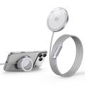 Support de recharge MagSafe Q12 pour iPhone 12 à 17 - 25W - Blanc