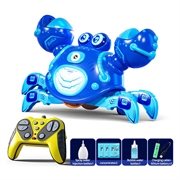 Q227 RC Crabe mécanique : robot pour enfants avec lance-bulles et musique