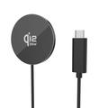 Chargeur MagSafe Qi2.2 25W pour iPhone, AirPods, Galaxy Buds - Noir