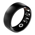 R09M Smart Ring de surveillance de la santé - Taille : 21.8mm - Noir