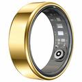 R99 Bague intelligente Fitness & Wellness avec boîtier de recharge - Taille : 7/17.4mm - Or