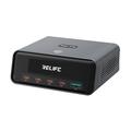 Station de recharge rapide RELIFE Q8 165W à technologie GaN - 4 ports USB-C / 1 port USB-A - Gris