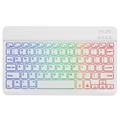 RGB-030 Clavier sans fil Bluetooth de 10 pouces avec rétroéclairage RVB