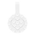 RK-X18/19 Porte-téléphone à ventouse en silicone en forme de cœur - Support détachable des deux côtés