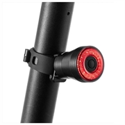 ROCKBROS Q5 double support feu de freinage de vélo intelligent capteur de feu arrière de vélo auto étanche LED lumière de vélo feu arrière de vélo - Noir