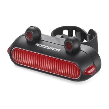 ROCKBROS RFL02 LED Feu arrière de vélo grenouille Lampe de poche de sécurité pour vélo - Noir