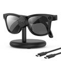 Ray-Ban Meta Wayfarer/Skyler/Headliner/Oakley Support de charge HSTN - Noir
