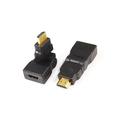 Reekin Adaptateur HDMI Type-A Femelle vers Mâle - 270°