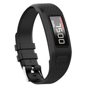 Bracelet en Silicone de Rechange Garmin Vivofit 1/2 avec Cadre Intégré - Noir
