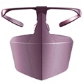 Masque Protecteur Réutilisable en Plastique - Violet