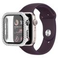 Coque Apple Watch SE (2022)/SE/6/5/4 en Décorative Strass avec Protecteur d'écran - 40mm - Argenté