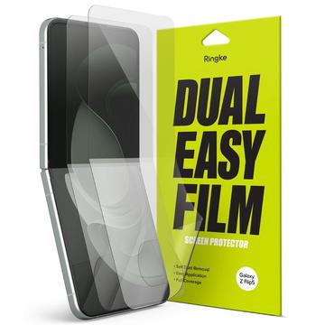 Protecteur d\'Écran Samsung Galaxy Z Flip5 Ringke Dual Easy Film - 2 Pièces