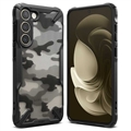 Coque Hybride Samsung Galaxy S23+ 5G Ringke Fusion X Design - Camouflage / Noire