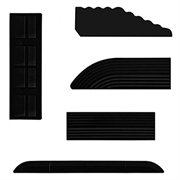 Rampe d'accès pour Robot Aspirateur Roborock, Roomba, Xiaomi, Ecovacs - Noir