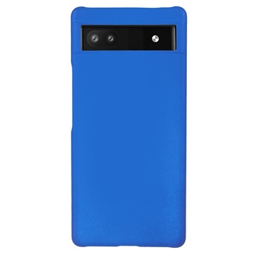 Coque en Google Pixel 6a Plastique Caoutchouté - Bleue