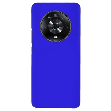 Coque Honor Magic4 en Plastique Caoutchouté - Bleue