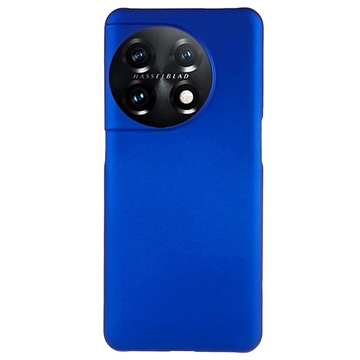 Coque OnePlus 11 en Plastique Caoutchouté - Bleue