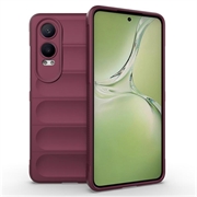 Coque OnePlus Nord CE4 Lite/Oppo K12x en TPU - Rugged - Vin Rouge