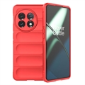 Coque OnePlus 11 en TPU - Série Rugged - Rouge