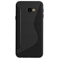 Coque Samsung Galaxy J4+ en TPU S-Line - Fibre de Carbone