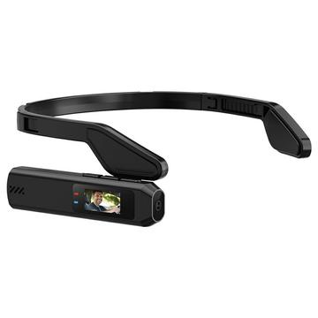 S111 Caméra portable avec vue à la première personne - Mini enregistreur Ultra HD 2.7K - Noir