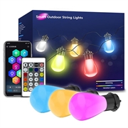 S14 Vintage Guirlandes lumineuses intelligentes 12m - 20 ampoules, RGBIC