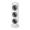 Ventilateur de bureau S16 à 3 pales, 3 vitesses, batterie de 1200mAh - Noir