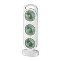 Ventilateur de bureau S16 à 3 pales, 3 vitesses, batterie de 1200mAh - Vert