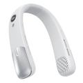 Ventilateur portable à tour de cou SL625 avec réglage de la vitesse et affichage numérique - Blanc