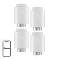 Têtes thermostatiques intelligentes SONOFF ZigBee TRVZB - Vannes de radiateur contrôlables via une application - Lot de 4