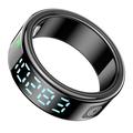 SR08 Bague intelligente avec affichage numérique - Taille : 18.2mm - Noir