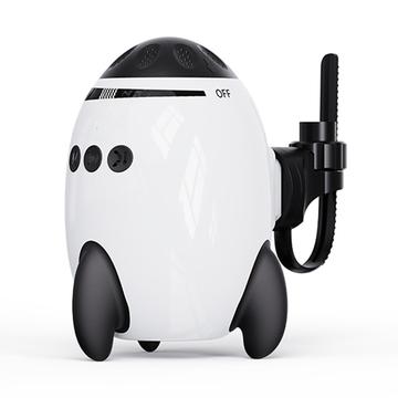 SR10 Poussette portative en forme de fusée avec berceuses - Blanc