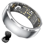 Bague connectée SY15 avec alerte par vibration - Taille 9 - Argent