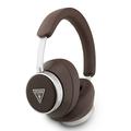 Casque sans fil Guess Saffiano Triangle Logo ENC - Marron