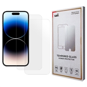 Protecteur d'Écran iPhone 15 Pro Saii 3D Premium - 2 Pièces