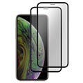 Protecteur d'Écran iPhone XS en Verre Trempé Saii 3D Premium - 9H - 2 Pièces