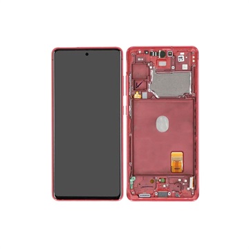 Coque Avant et Ecran LCD GH82-24220E pour Samsung Galaxy S20 FE - Cloud Red