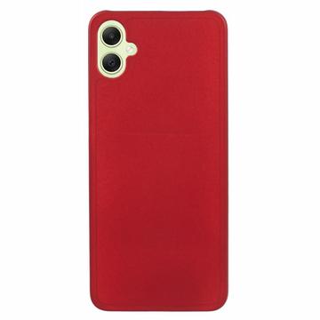 Coque Samsung Galaxy A05 en Plastique Caoutchouté - Rouge