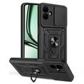 Coque Hybride Samsung Galaxy A07 4G/5G à Anneau Rotatif avec Protection pour Appareil Photo