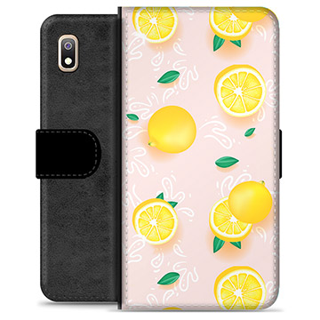 Étui Portefeuille Premium Samsung Galaxy A10 - Motif Citron