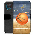 Étui Portefeuille Premium Samsung Galaxy A12 - Basket-ball