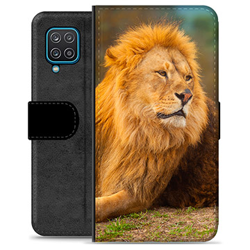 Étui Portefeuille Premium Samsung Galaxy A12 - Lion